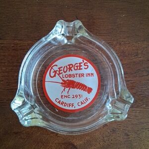 Vintage Ashtray Georges Lobster Inn California
